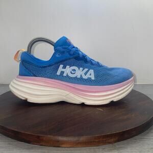 Hoka One One Women’s Bondi 1127954 CSAA Blue Running Shoes Sneakers Size 7 D